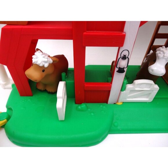 Fisher-Price Little People Fun Sounds Farm Horse Corral Animals‎ Tractor Works!!